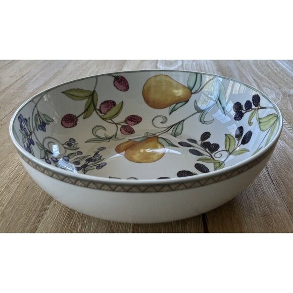 Dansk Umbrian Fruits Pasta Serving Bowl 11.5” Round - Picture 2 of 4